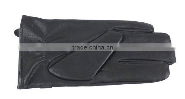 black Men PU leather gloves