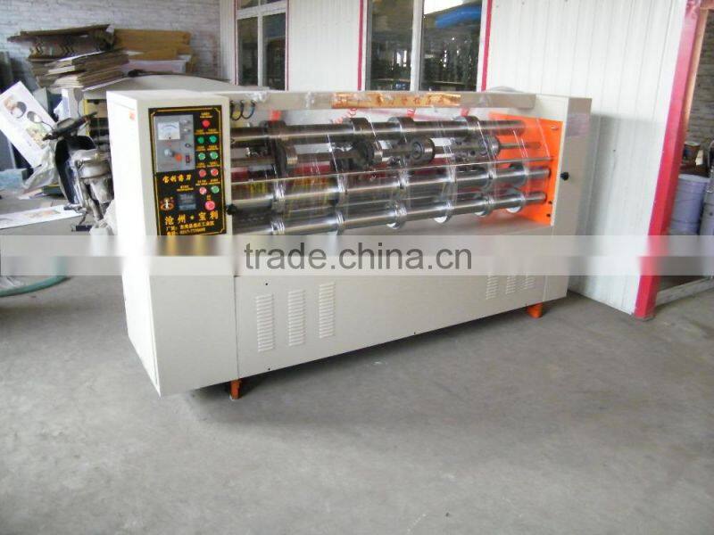 thin blade cardboard corrugated slitter scorer machine