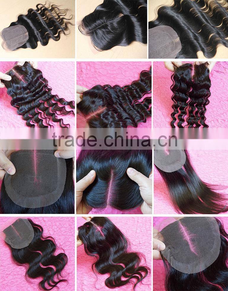 Credible Supplier Remy Cambodian Hair Lace Closure Piece