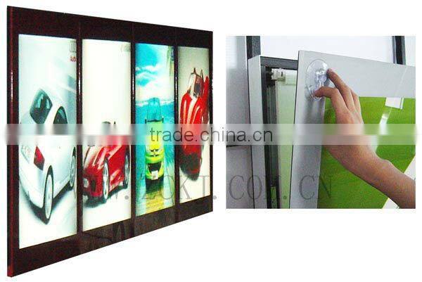 led ultrathin magnetic art display