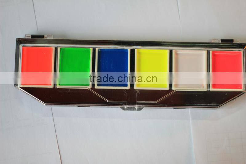 UV Glow Blacklight Face and Body Paint 0.34oz - Set of 6 Tubes - Neon Fluorescent