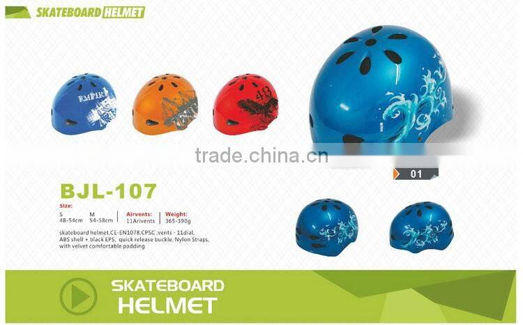 Customized cool Graffiti Super Protective Shark Helmet For Skateboard