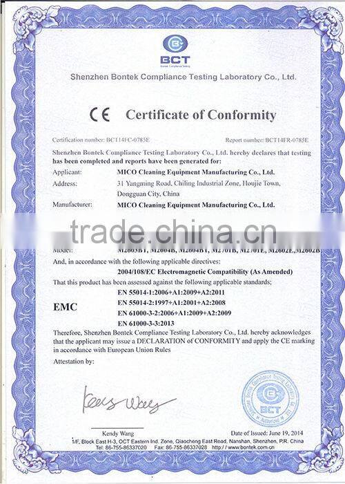 Commercial efficient floor tile cleaning machine