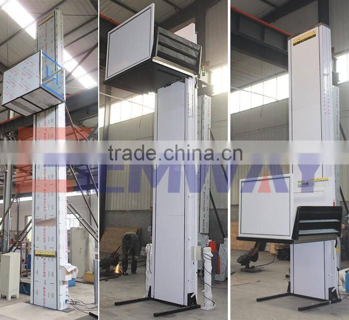 Hydraulic wheelchair vertical platform lift for home