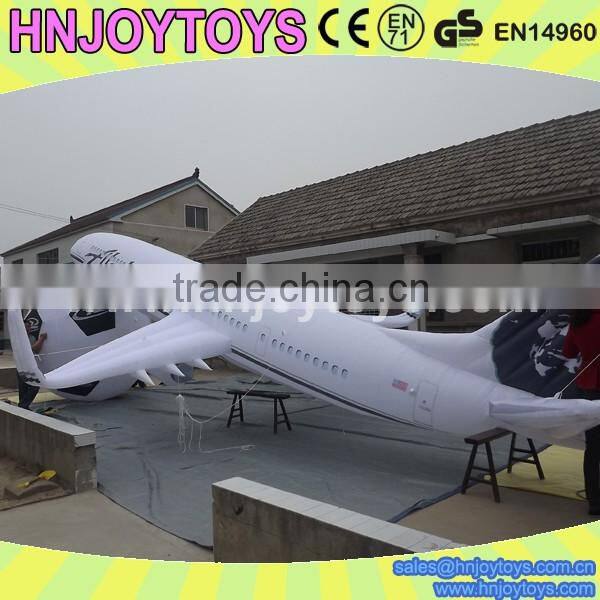 PVC Advertising Model Customized Inflatable Airplanes