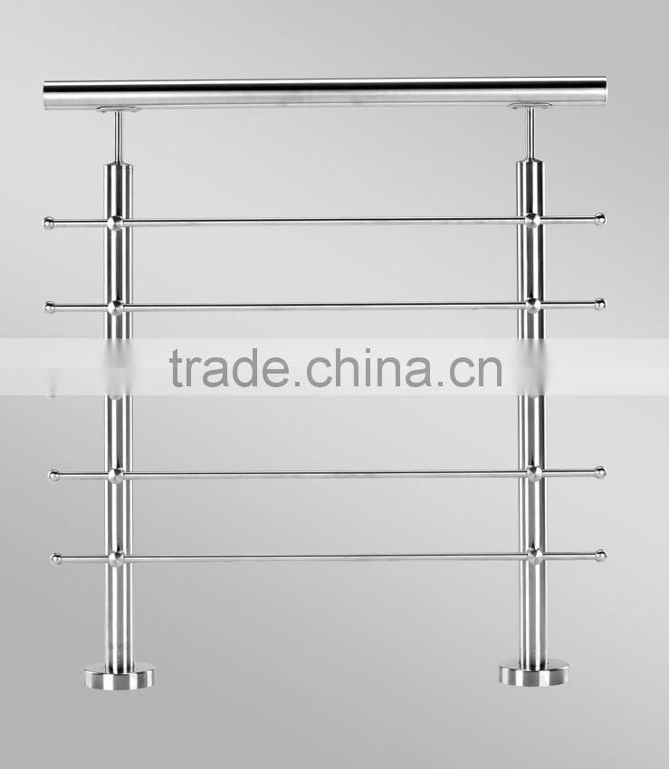 inox 316 handrails for outdoor steps, stainless balcony railing