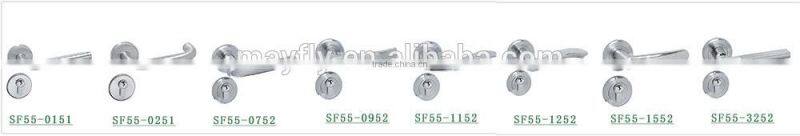 High-quality TRI-CIRCLE Stainless steel wholesale household anti-theft double sided door handle locks, stainless steel handles