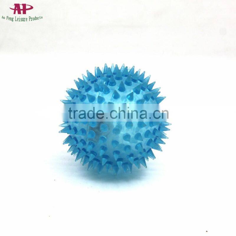 Best Selling Dog Round Bounce Ball Toys with LED Flash Light Pet Toys