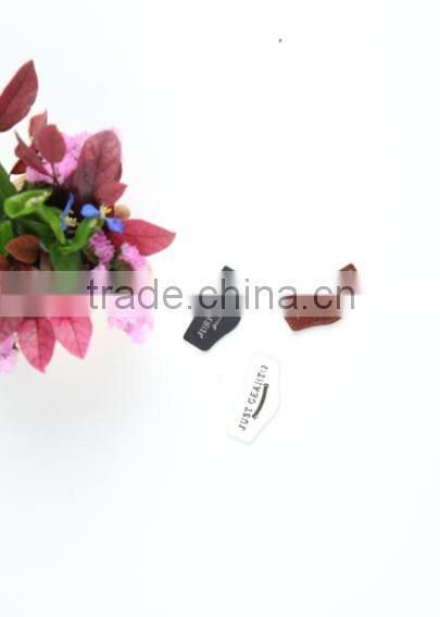 Nicely garment metal fake leather patch