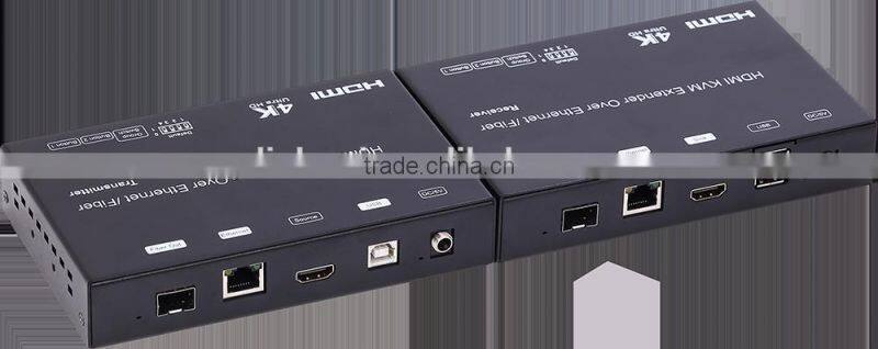 LINK-MI LM-EX37 120M 4K HDMI+USB KVM Extender over IP/Fiber 60KM(Single Model)