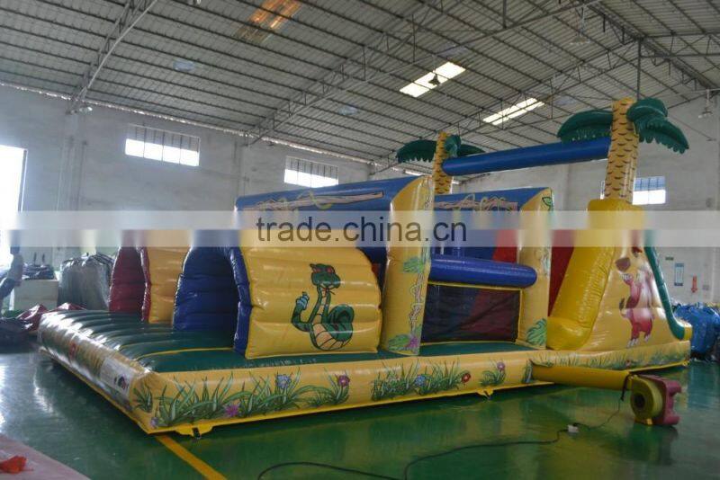 Inflatable interactive obstacle course sports game PVC Inflatables