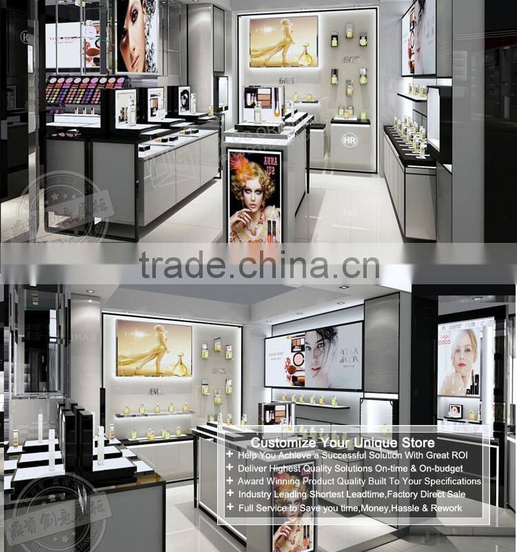 Unique display showcase logo design for perfume shop