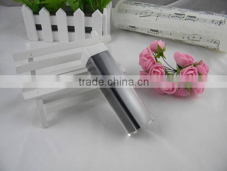 Cheapest transparent plastic lipstick power bank in Shenzhen factory