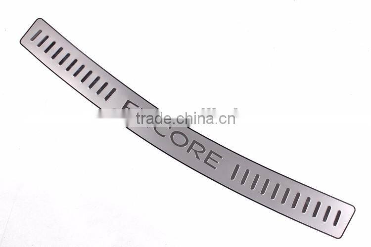 ABS Chrome 1 Pcs Rear Bumper Thresholds Sill Foot Plate-A Trim For Encore Car Accessories 2013