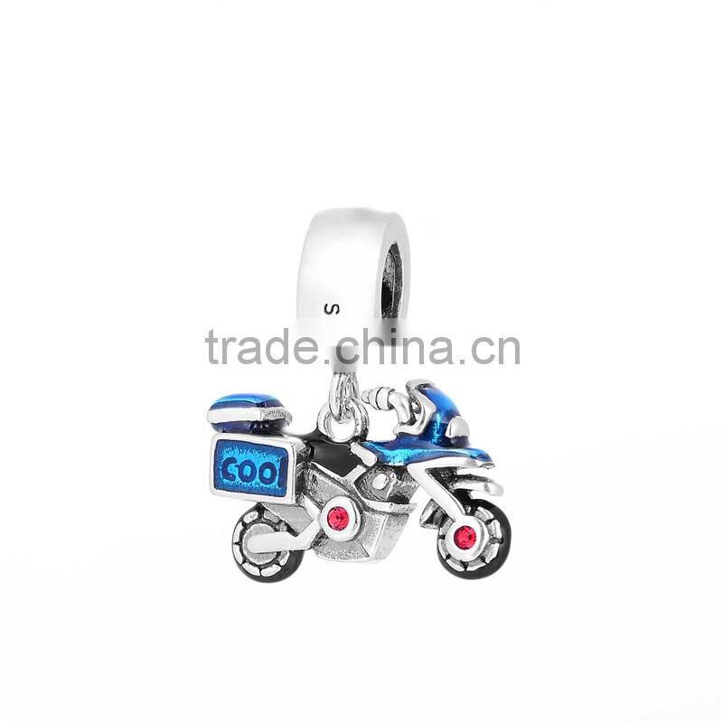 Motorcycle Charms Fashional Cool Silver Unique Pendants