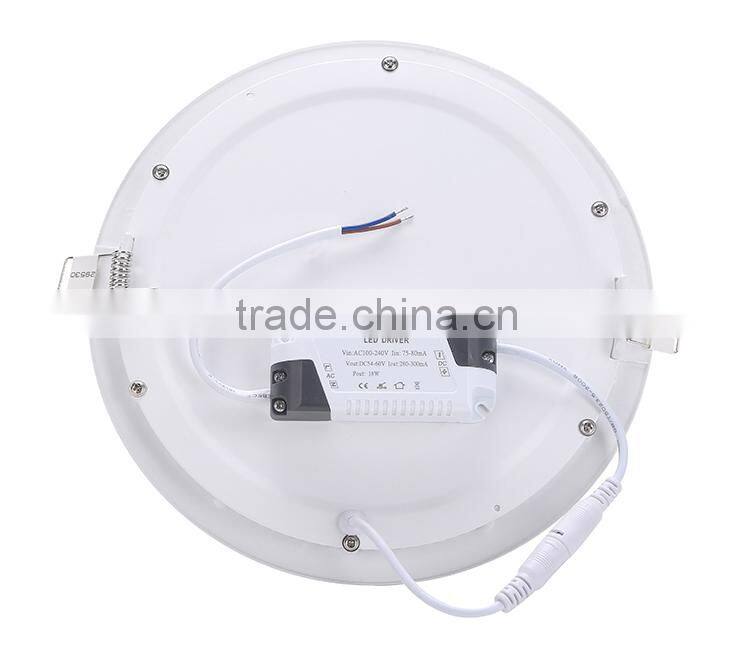 Good quality slim panel light round for office 12w