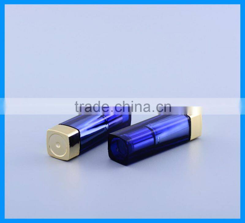 Wholesale plastic jewelry bule fancy empty lipstick tube
