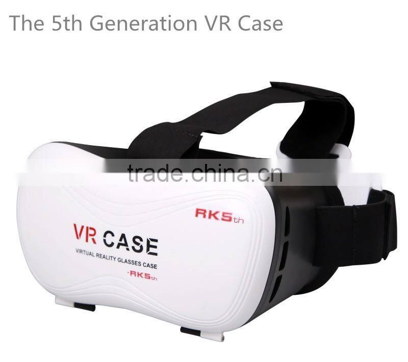 VR BOX 2.0 3D Virtual Reality Glasses, 2016 3D VR Headsets with Bluetooth Remote Controller for 4.7~6 Inch Screen Phones
