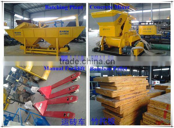 Small automatic fly ash brick machine,auto brick machine QT4-15 brick making machines sale in kenya