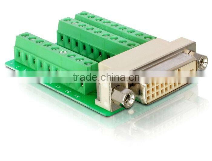 HDB15 Pin terminal block 5.0 pitch terminal connector with PCB