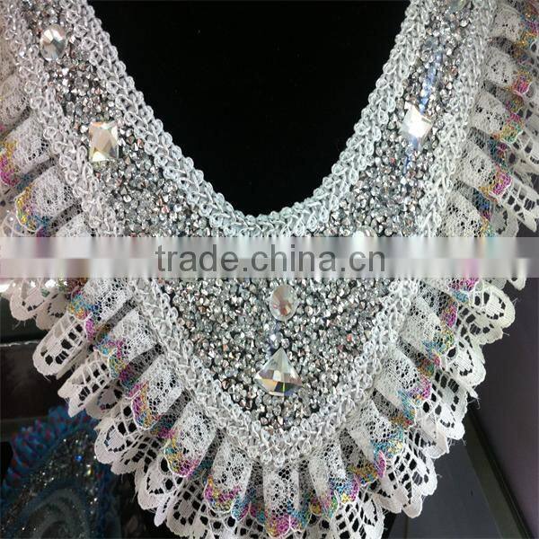 Favorites Compare 2014 handmade women crystal pearl beaded collar,beaded collar necklace