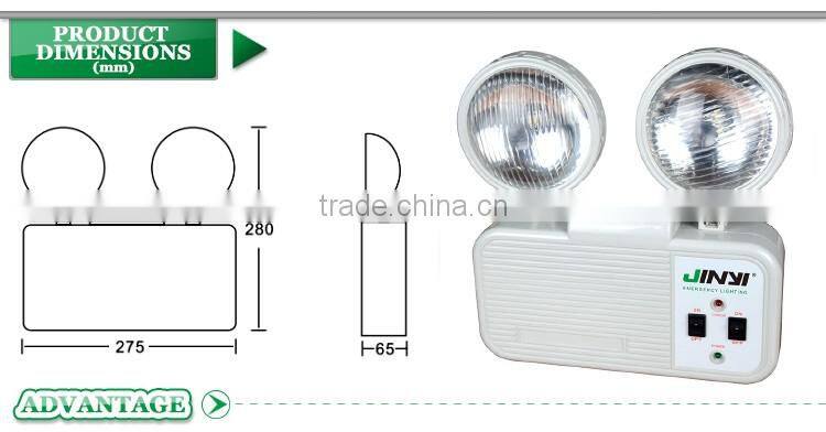 LED 0.75W one head emergency twinspot charge for 3 hours
