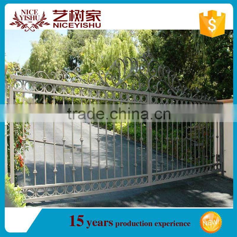 Chinese wholesale suppliers for european style door 2016, luxury iron main gate designs