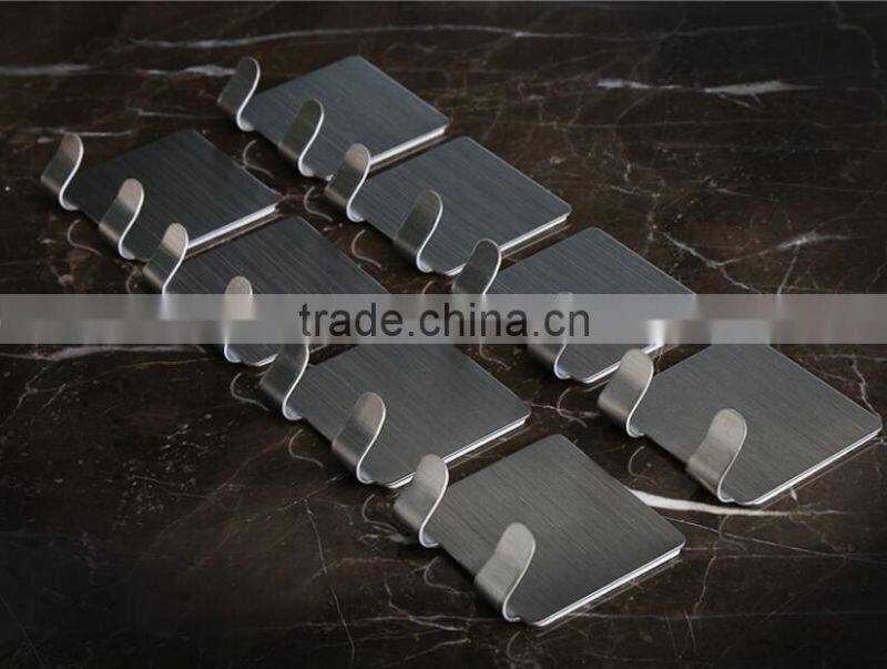 Steel adhesive hook and steel sticky hook