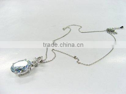 Bridal necklace/dinner necklace/cubic zircon jewelry/fashion pendant