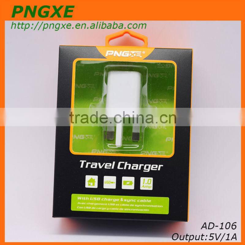 PNGXE dual USB Charging Ports USA AC Power Home Wall Adapter Charger plug for smartphones