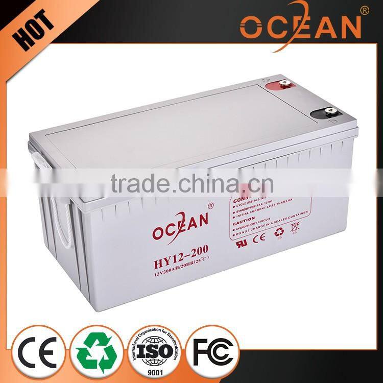 Rechargable smart hot sale 12V 200ah rechargeable battery inverter