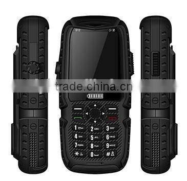 2016 new rugged touch waterproof feature mobile phones cheapest price S12