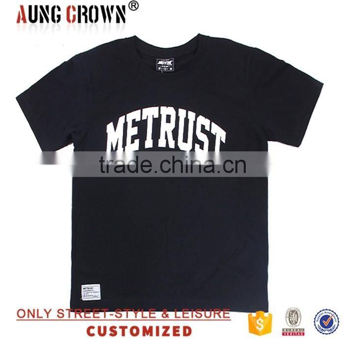 New Fashion Printing Design Men Short Sleeve Cotton T Shirt