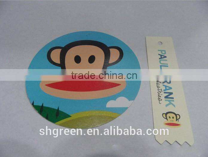 Cartoon design garment paper tags