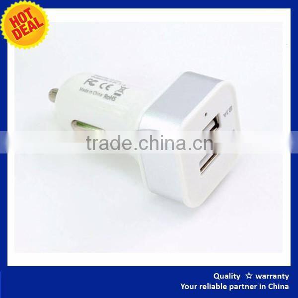 KLT Dual Car Charger Electric 2 Port Double Twin Adapter Connector For Smart Phones Charging