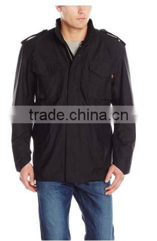 OEM 50% cotton 50% nylon dark navy with cotton polyester lining M65 Russian Military hoodie jacket