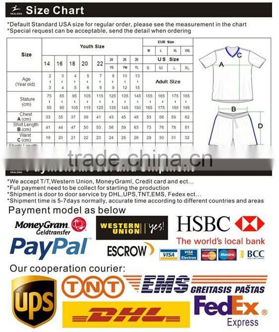 cheap custom sublimation polyester dri fit soccer uniform