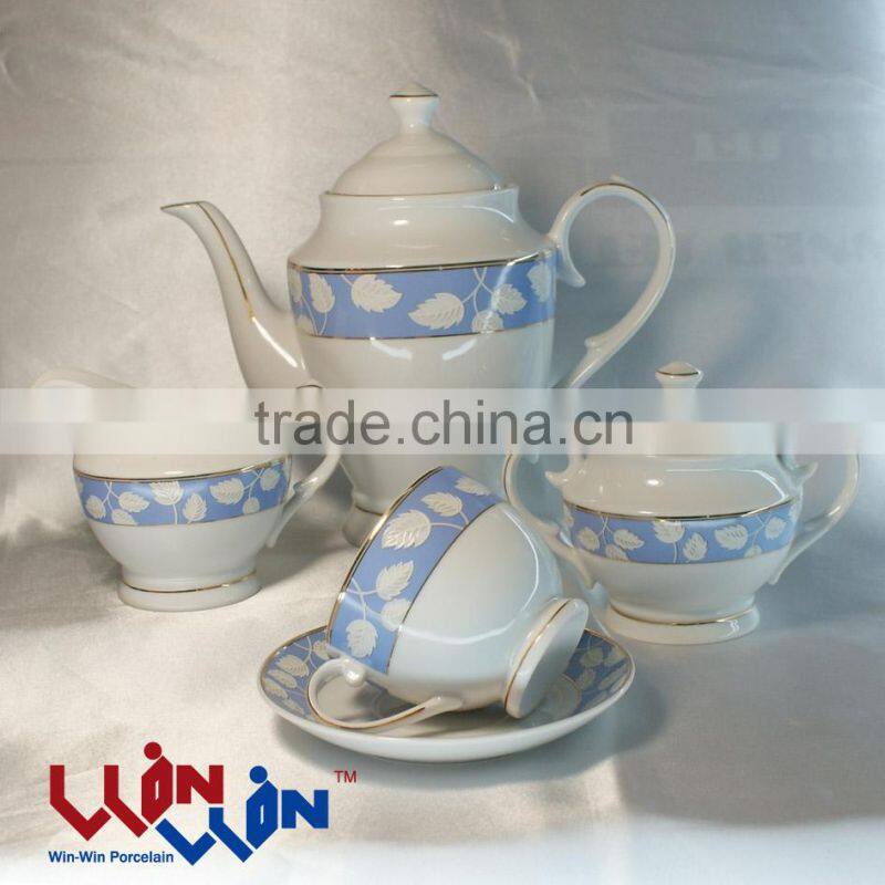 17pcs porcelain tea set