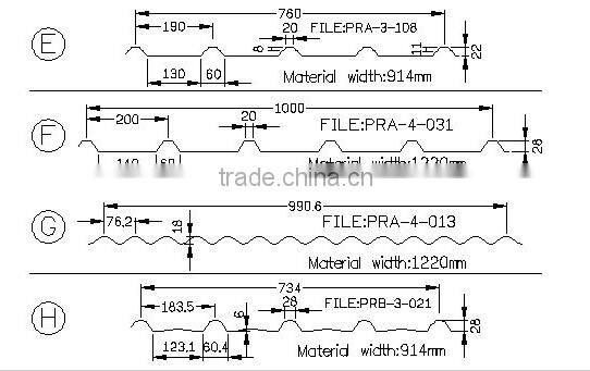 metal roof panel double layer roll forming machine