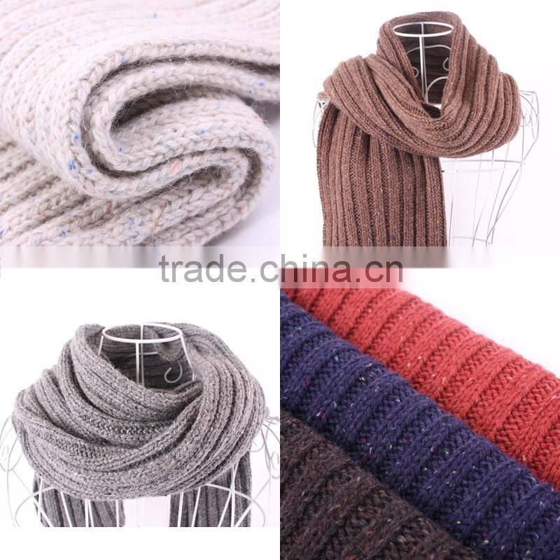 Male Winter Warm Neck Warmer Striped Scarf