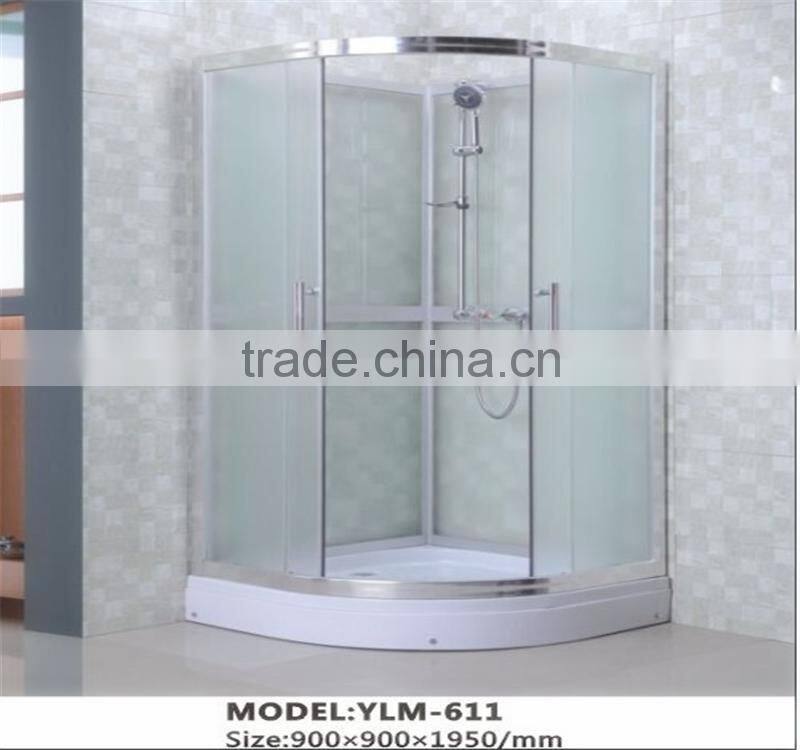 obscure shower glass