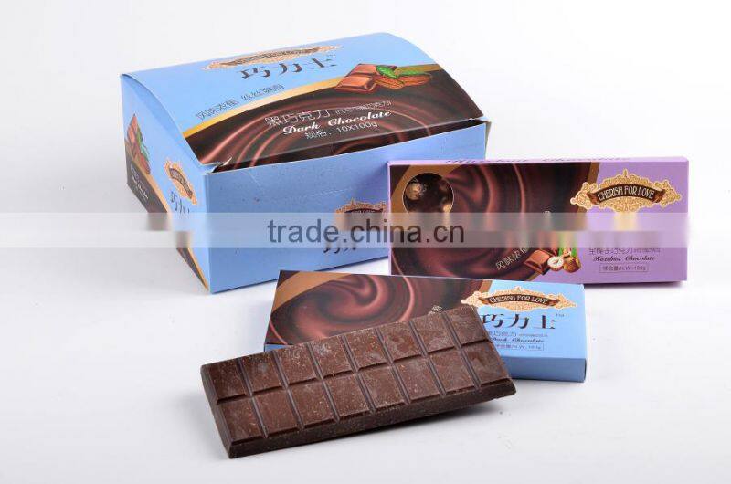 chocolate candy filling with jam