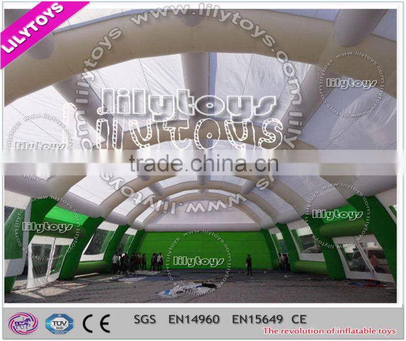 ECO-friend design huge housing playground waterproof inflatable sport cover