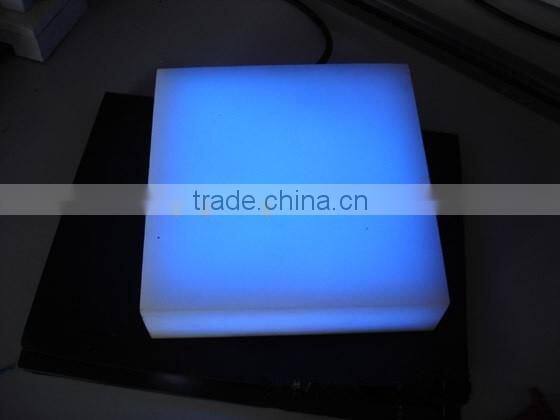 Colorful changing square led floor light floor lamp modern with fiber optic flloor lights can be design by customers