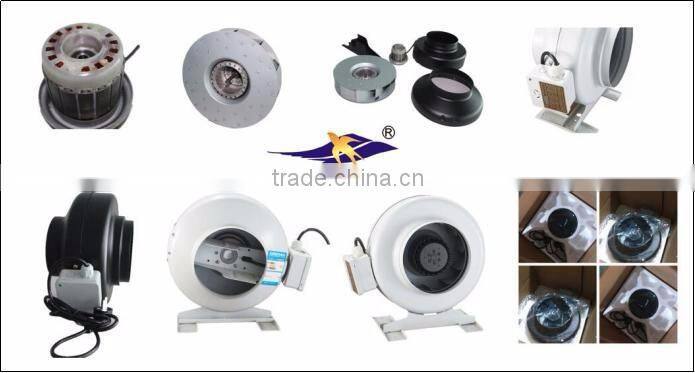 220V 1353 cfm strong volume usefull long pipe coaxial centrifugal fan