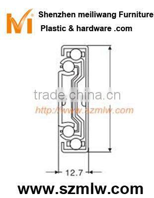 45mm automatic back bit ball slide with a damper 3 fgv and mental drawer slide
