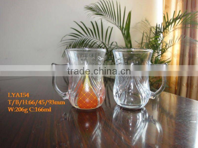 Wholesale 70ml to160ml Clear Glass Beverage Empty Cup for Drinking
