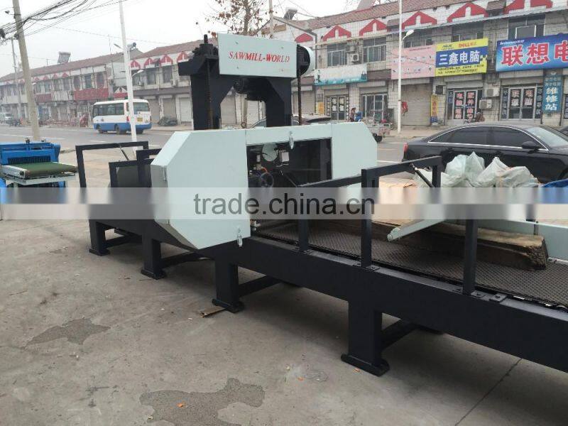 Timber or Planks processing line/New design of diameter 400mm round log processing machinery line