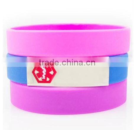 Factory custom make custom medical id wristbands for cyclists