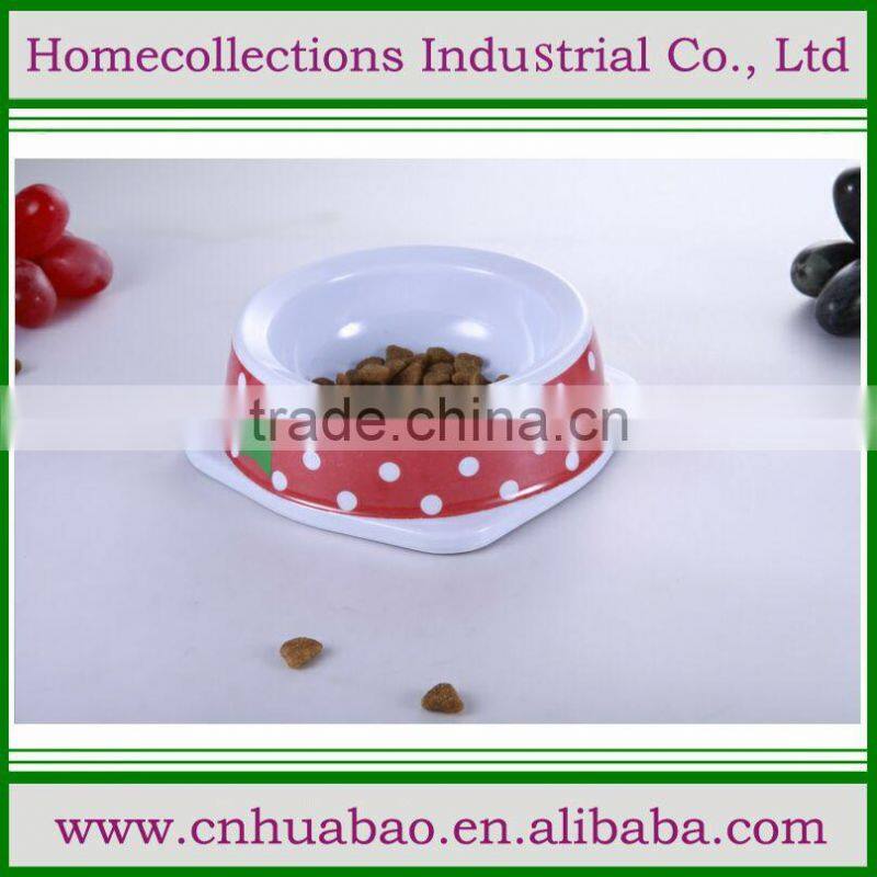 2016 High Quality Eco Friendly Natural Straw melamine Slow Food Feeder kitty feeder, automatic cat feeder wet food